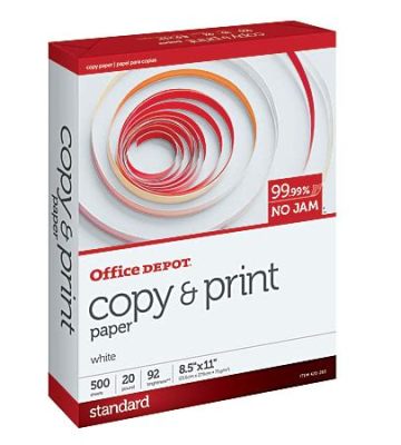 can you print photos at office depot and what kind of paper do they offer for photo prints?