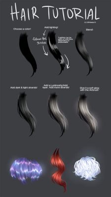 how to shade hair digital art: exploring the spectrum of shading techniques